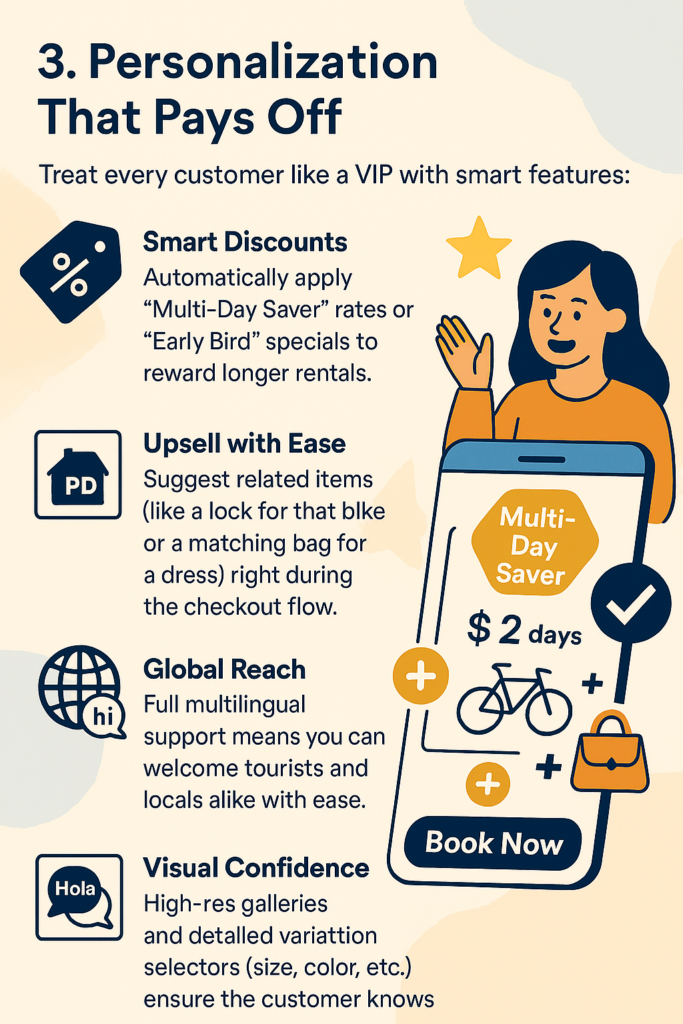 personalization in rental business